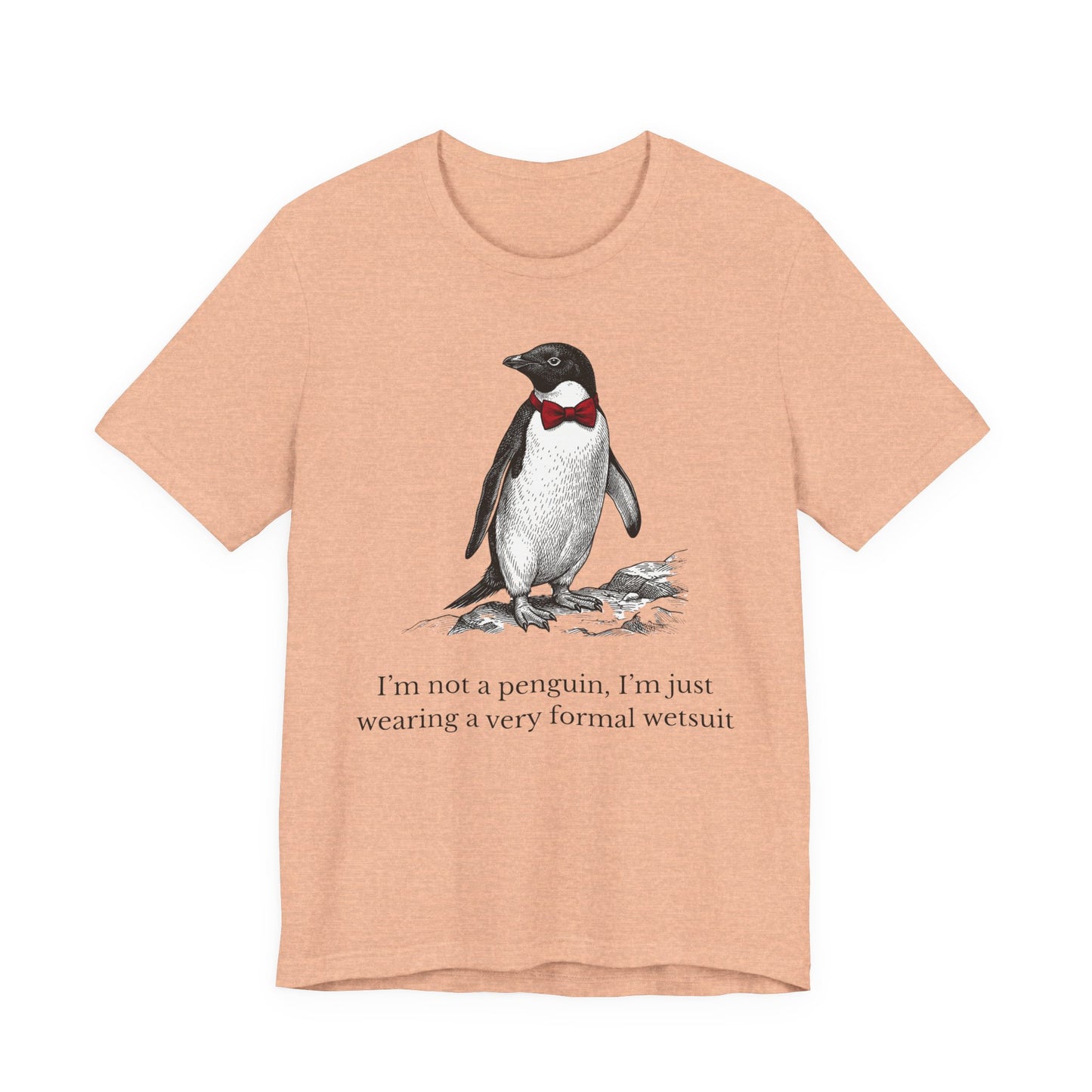 [MSI] Cyril the Penguin "Formal Wetsuit" Woodcut Tee - Skewed & Snappy