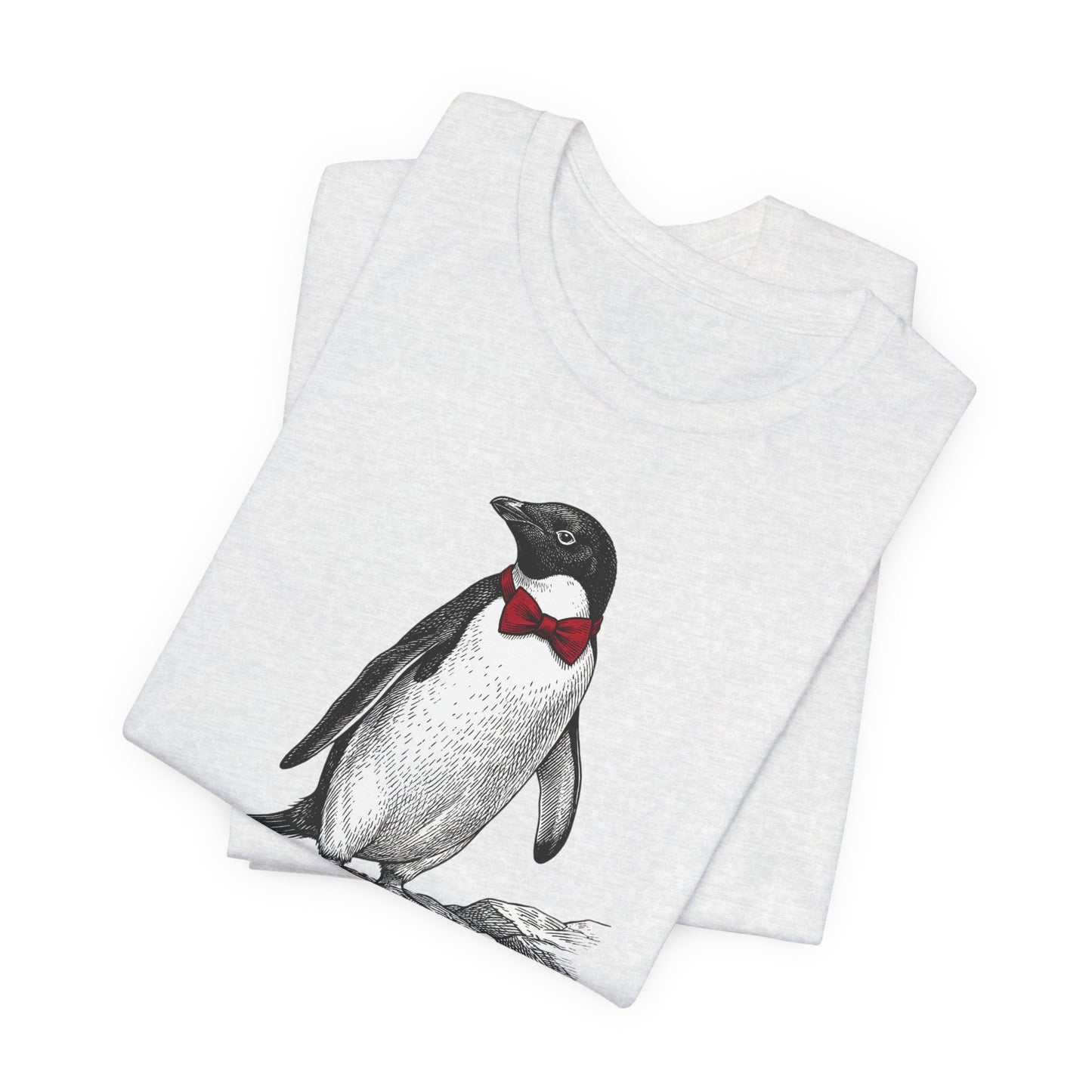 [MSI] Cyril the Penguin "Formal Wetsuit" Woodcut Tee - Skewed & Snappy