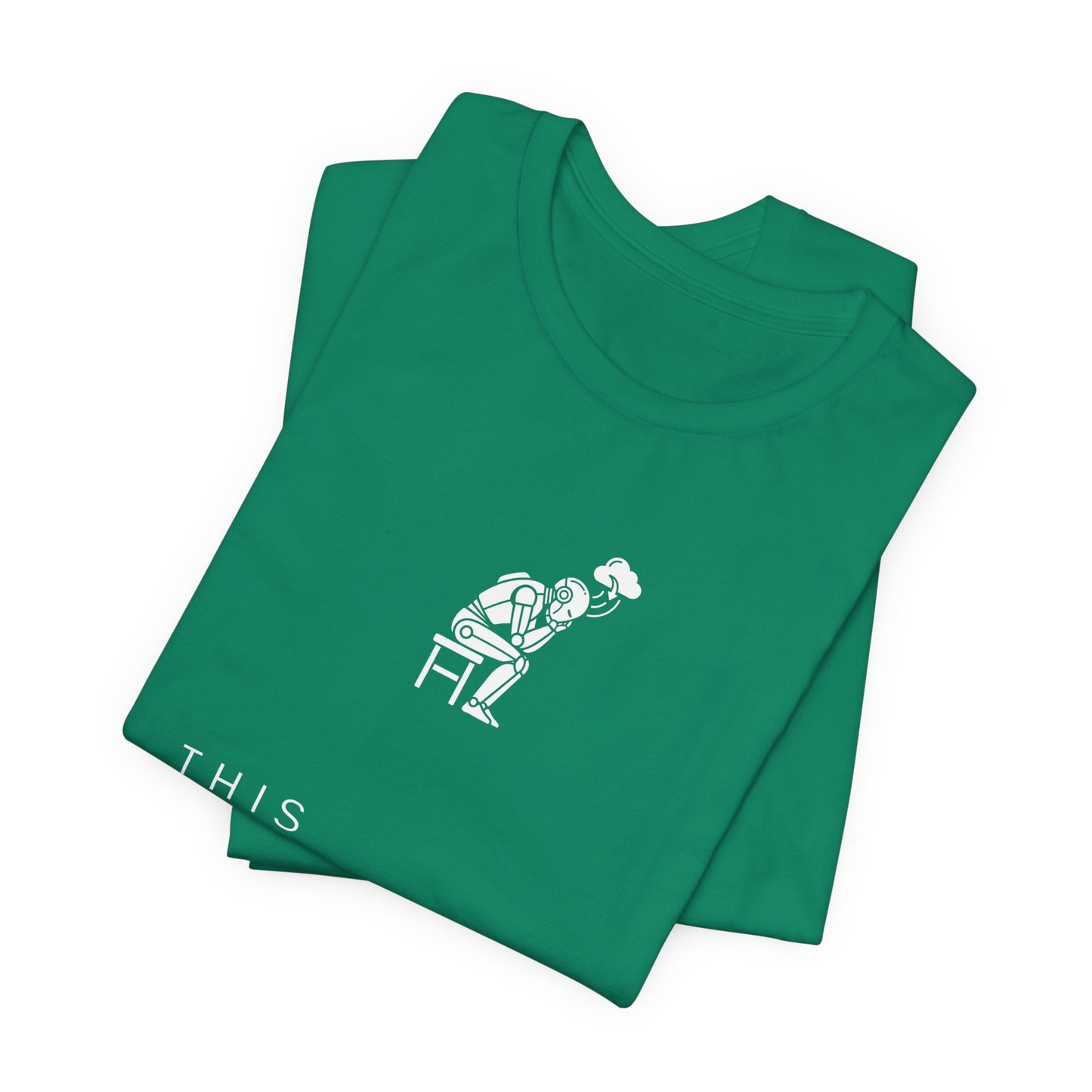 [S404] Funny Robot Shirt - Sarcastic IT Humor Tee - Existential Dread Meeting Email Shirt - System 404 Minimalist Cyberpunk Apparel