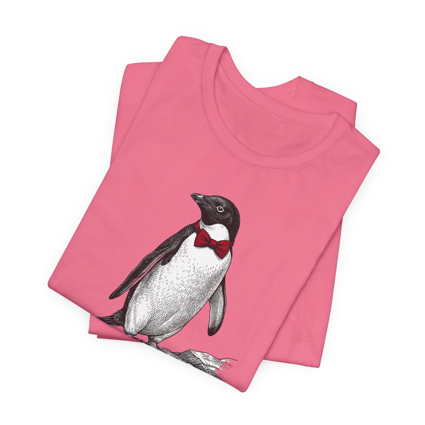[MSI] Cyril the Penguin "Formal Wetsuit" Woodcut Tee - Skewed & Snappy