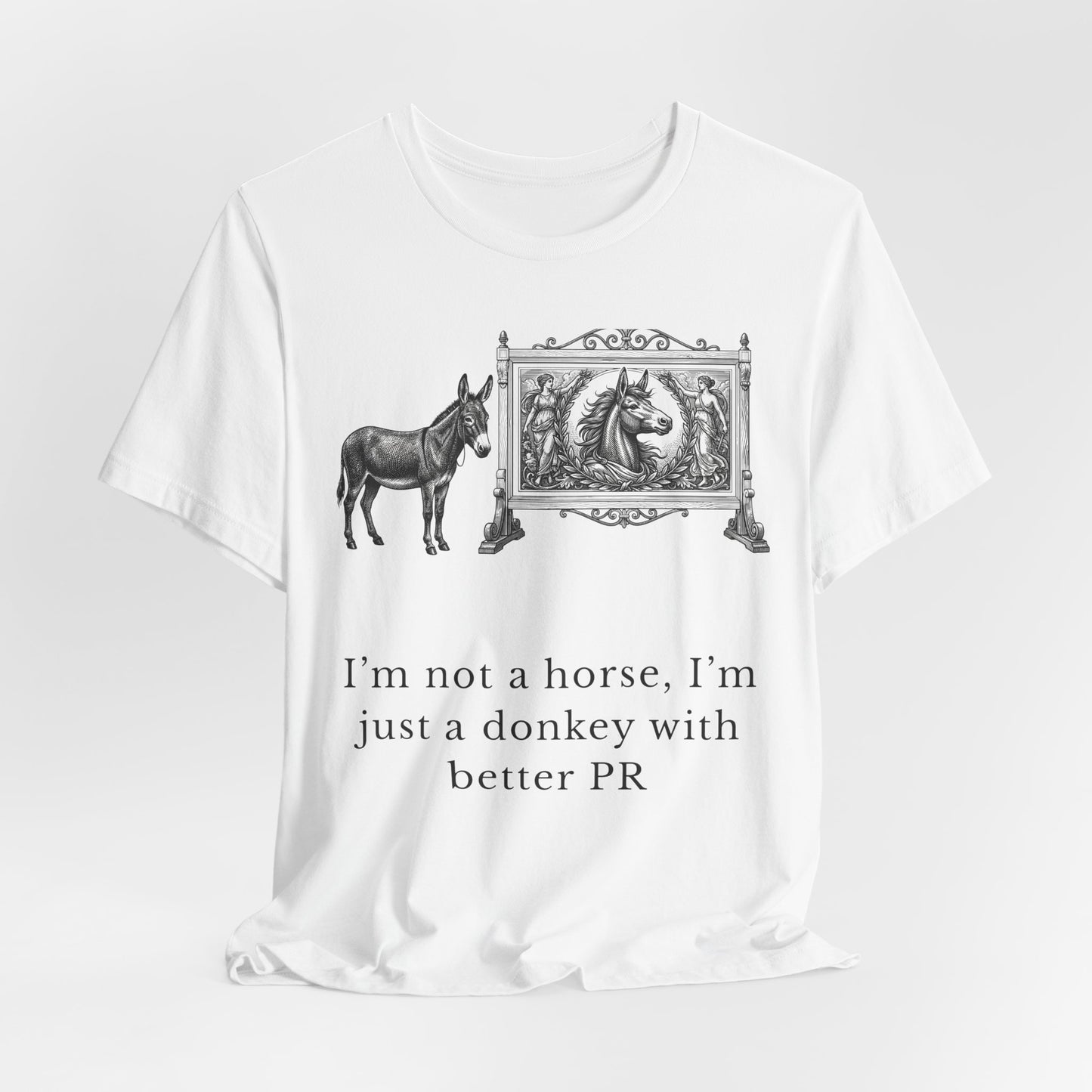 [MSI]  “I’m Not a Horse, I’m Just a Donkey With Better PR” Vintage Donkey Graphic