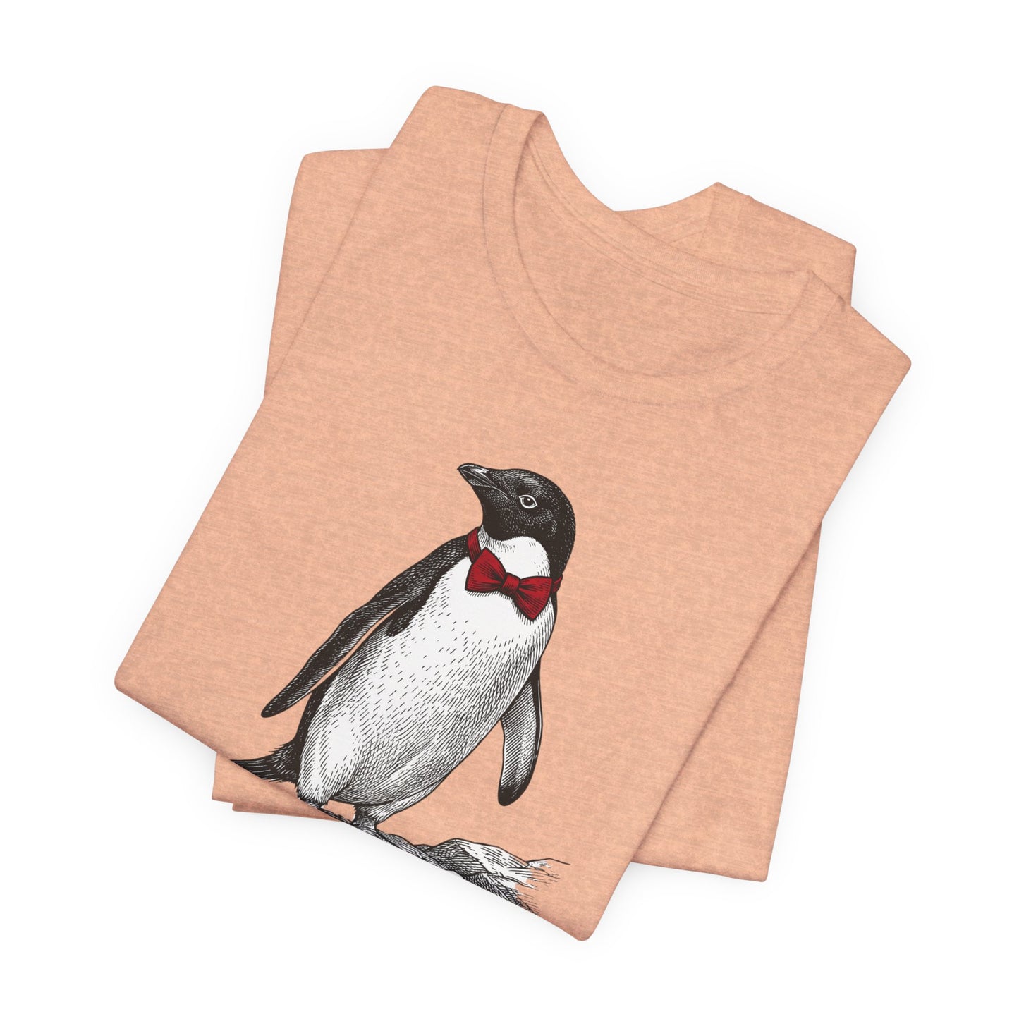 [MSI] Cyril the Penguin "Formal Wetsuit" Woodcut Tee - Skewed & Snappy