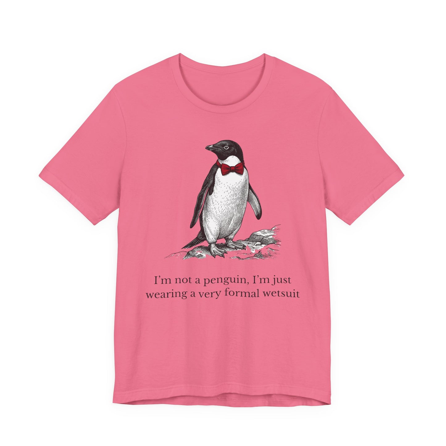 [MSI] Cyril the Penguin "Formal Wetsuit" Woodcut Tee - Skewed & Snappy