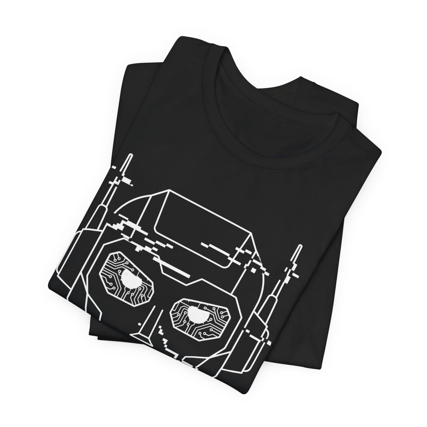 [S404] UNIT 404: EMOTION NOT FOUND - Funny Robot Shirt - Minimalist Cyberpunk Admin Tee