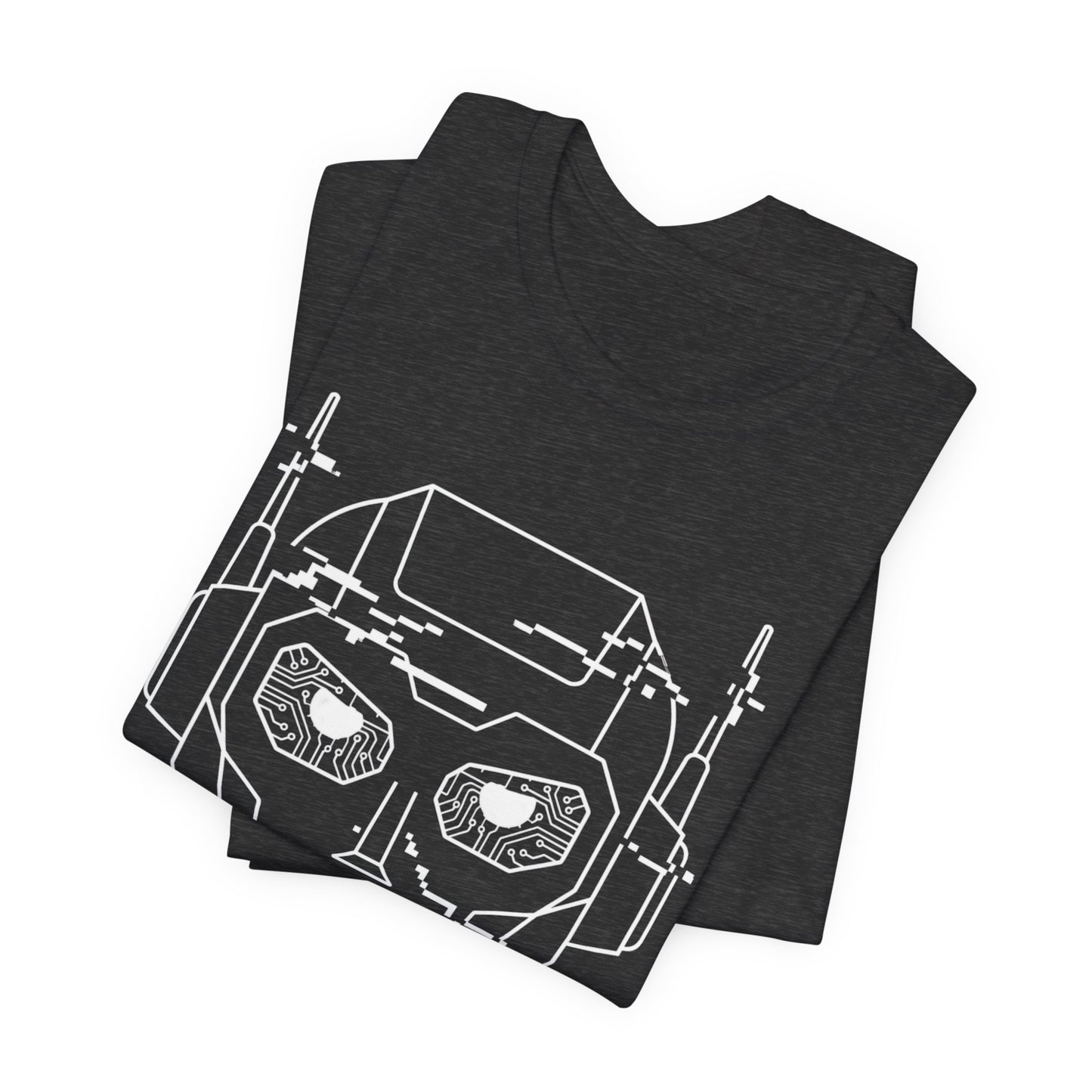 [S404] UNIT 404: EMOTION NOT FOUND - Funny Robot Shirt - Minimalist Cyberpunk Admin Tee