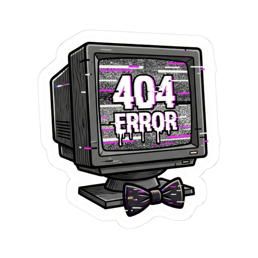 [S404] "Digital Dread" Monitor - Die-Cut Vinyl Sticker